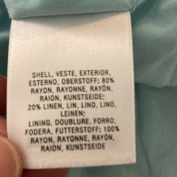 Conversations By Anthropology Blue & White Venice Travel Romantic Skirt Small - Picture 4 of 7